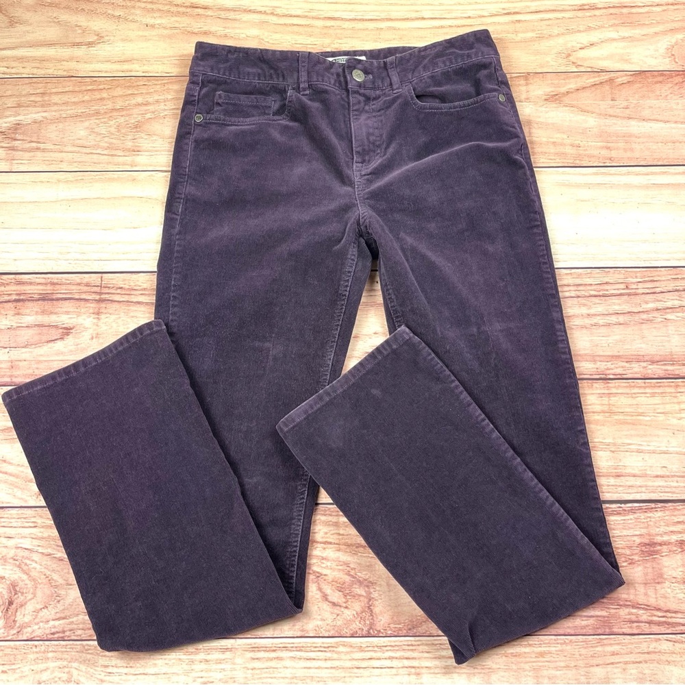 Mountain Khakis Purple Corduroy Pants Stretch Women’s 4R Classic Fit 30x30.5